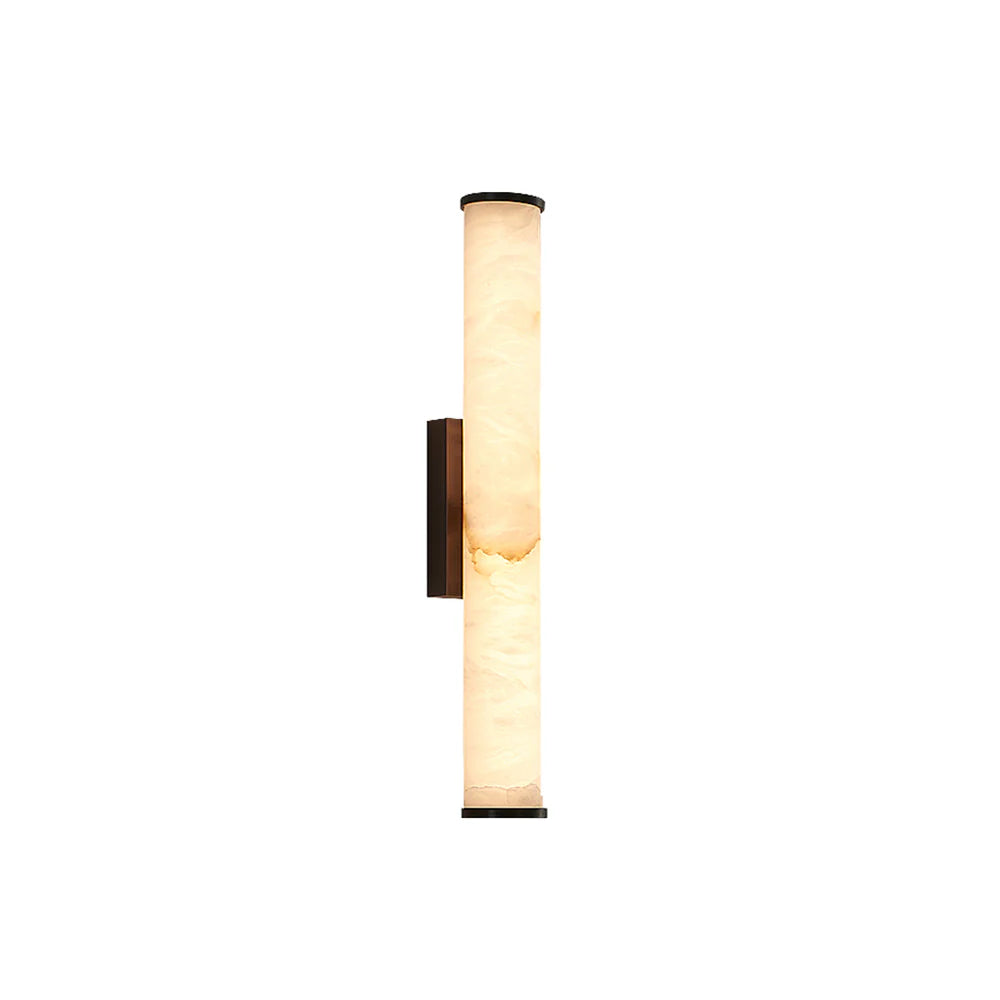Cylindrical Callisto Alabaster Wall Lamp - Nuvé