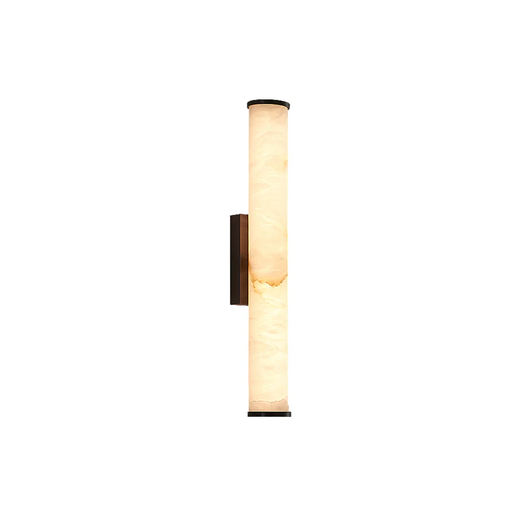 Cylindrical Callisto Alabaster Wall Lamp - Nuvé