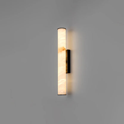 Cylindrical Callisto Alabaster Wall Lamp - Nuvé