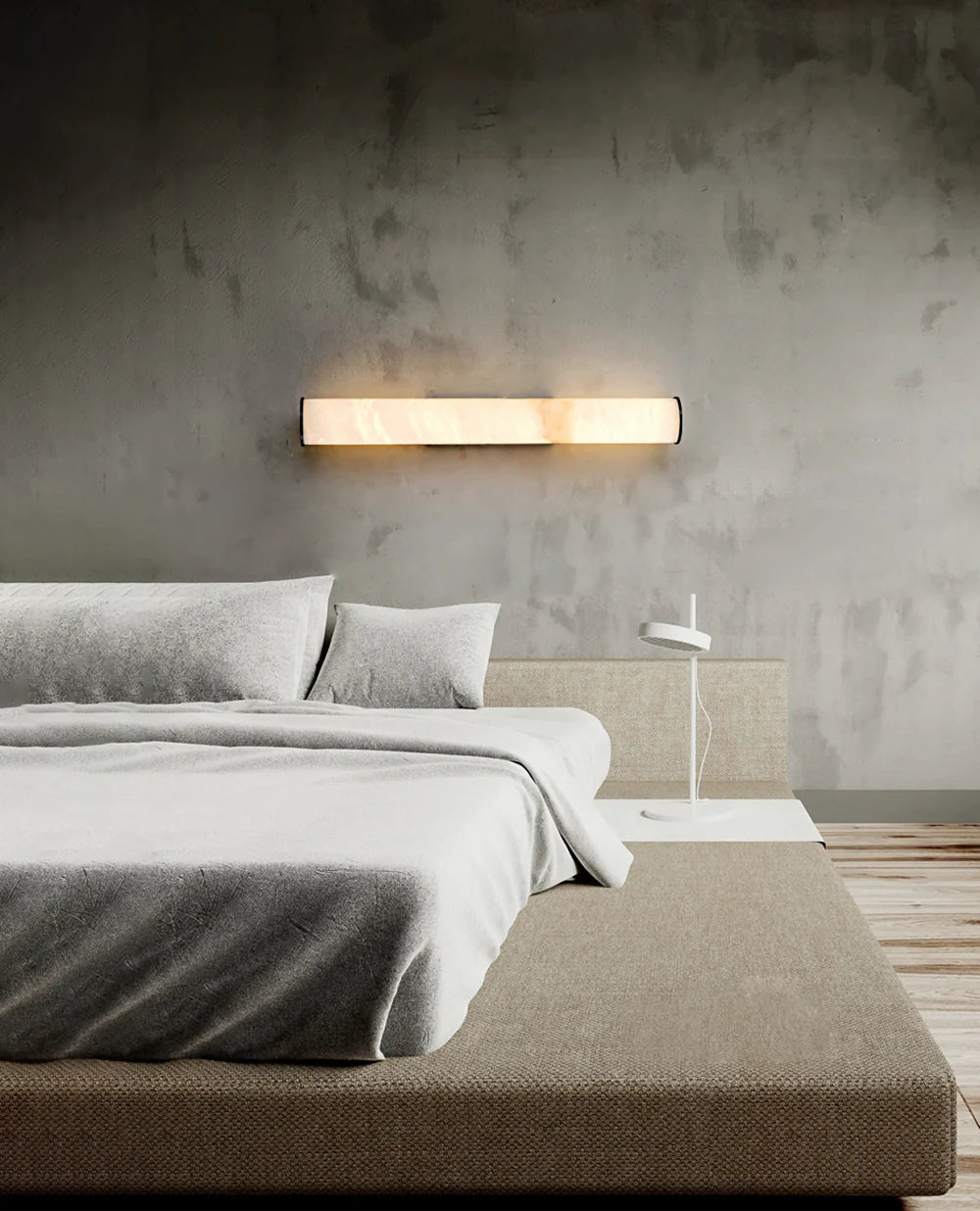 Cylindrical Callisto Alabaster Wall Lamp - Nuvé