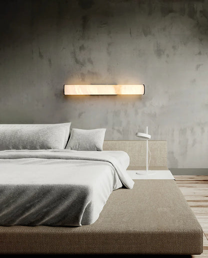 Cylindrical Callisto Alabaster Wall Lamp - Nuvé