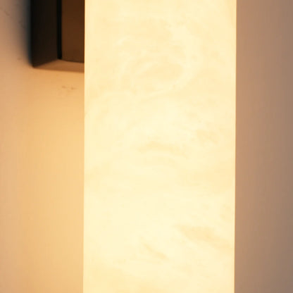 Cylindrical Callisto Alabaster Wall Lamp - Nuvé