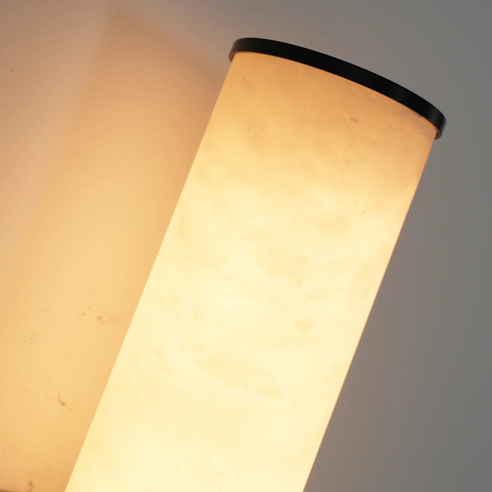 Cylindrical Callisto Alabaster Wall Lamp - Nuvé