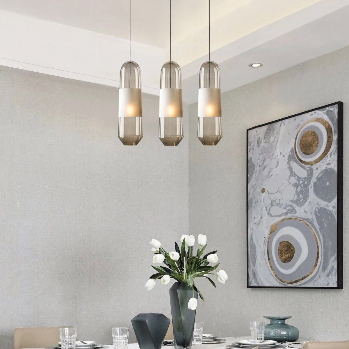 Capsule Glass Pendant Lamp