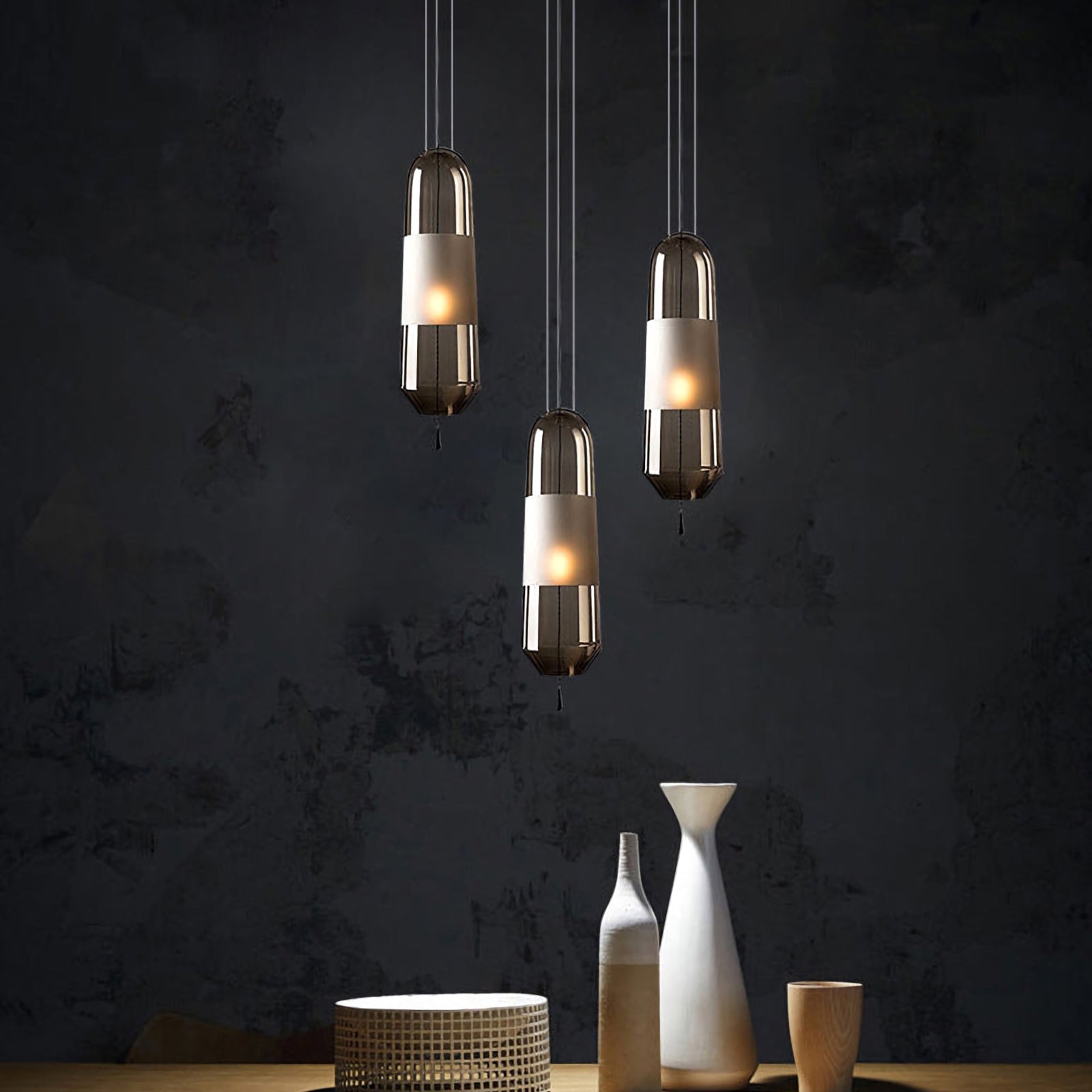 Capsule Glass Pendant Lamp - Nuvé