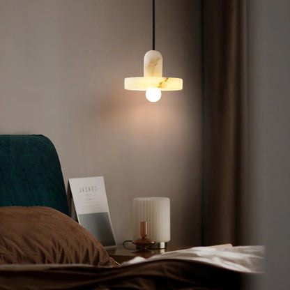 Carrara Alabaster Pendant Lamp - Nuvé