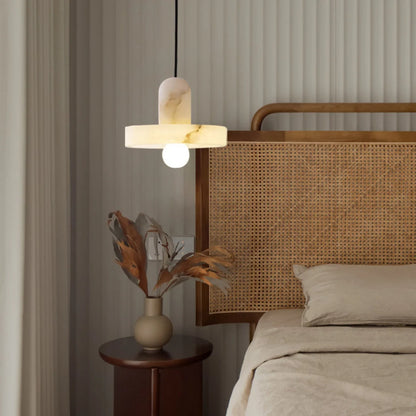 Carrara Alabaster Pendant Lamp - Nuvé