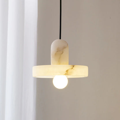 Carrara Alabaster Pendant Lamp - Nuvé