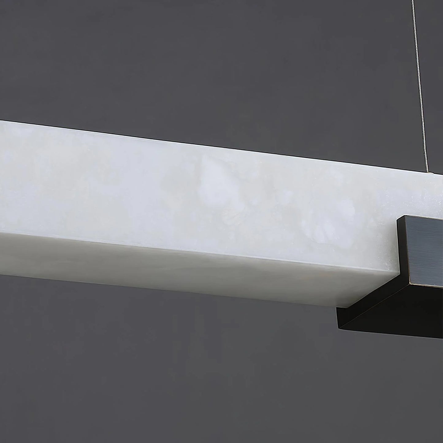 Alabaster Cary Black Pendant Light - Nuvé