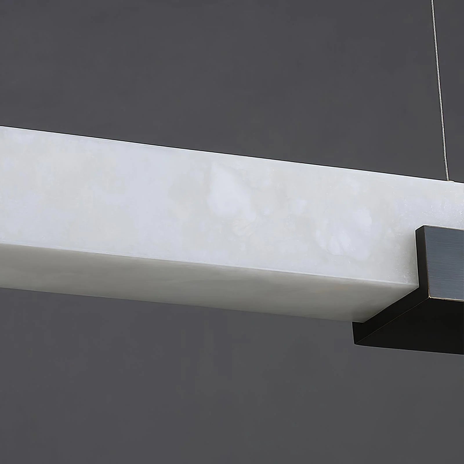 Alabaster Cary Black Pendant Light - Nuvé