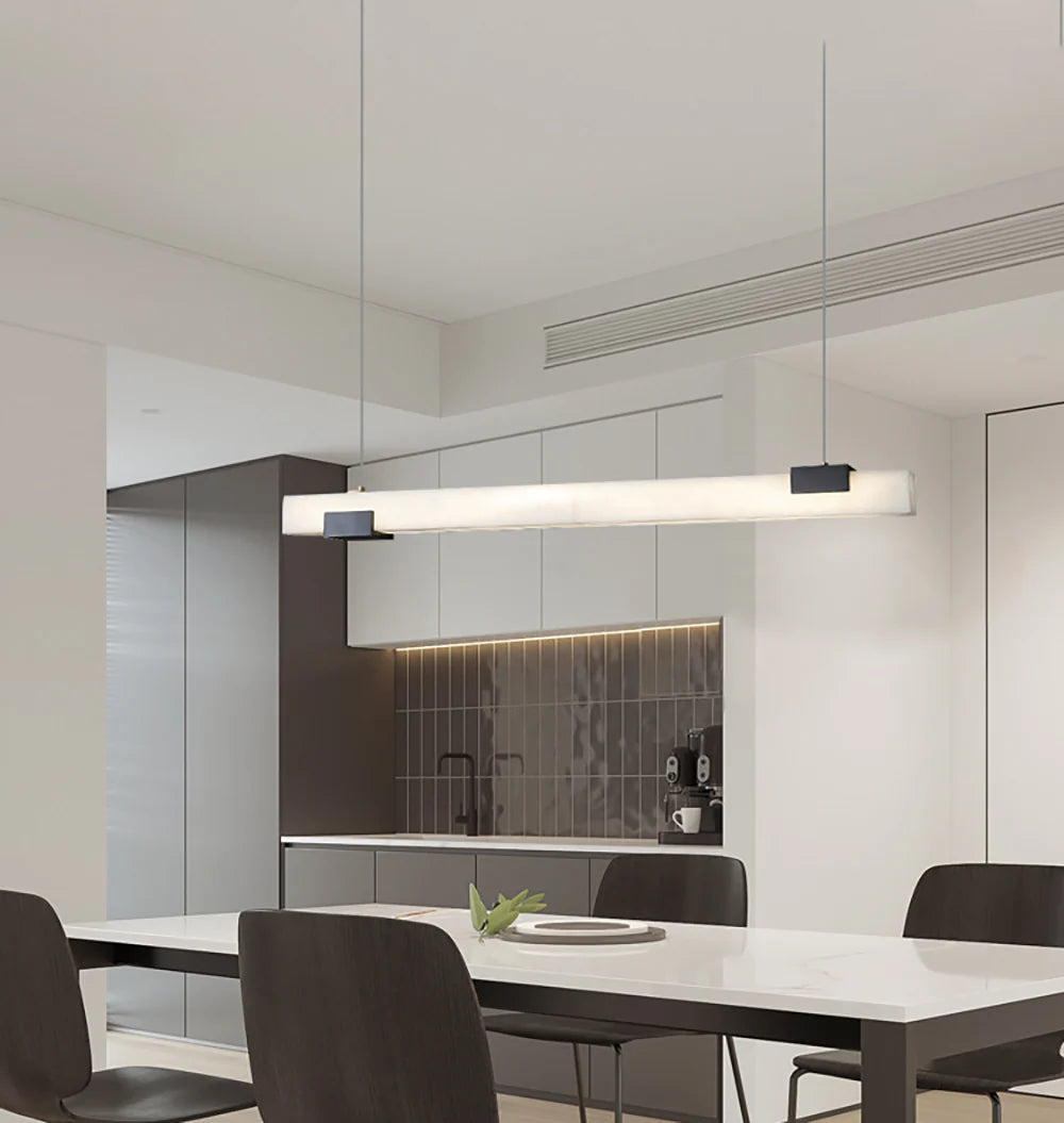 Alabaster Cary Black Pendant Light - Nuvé