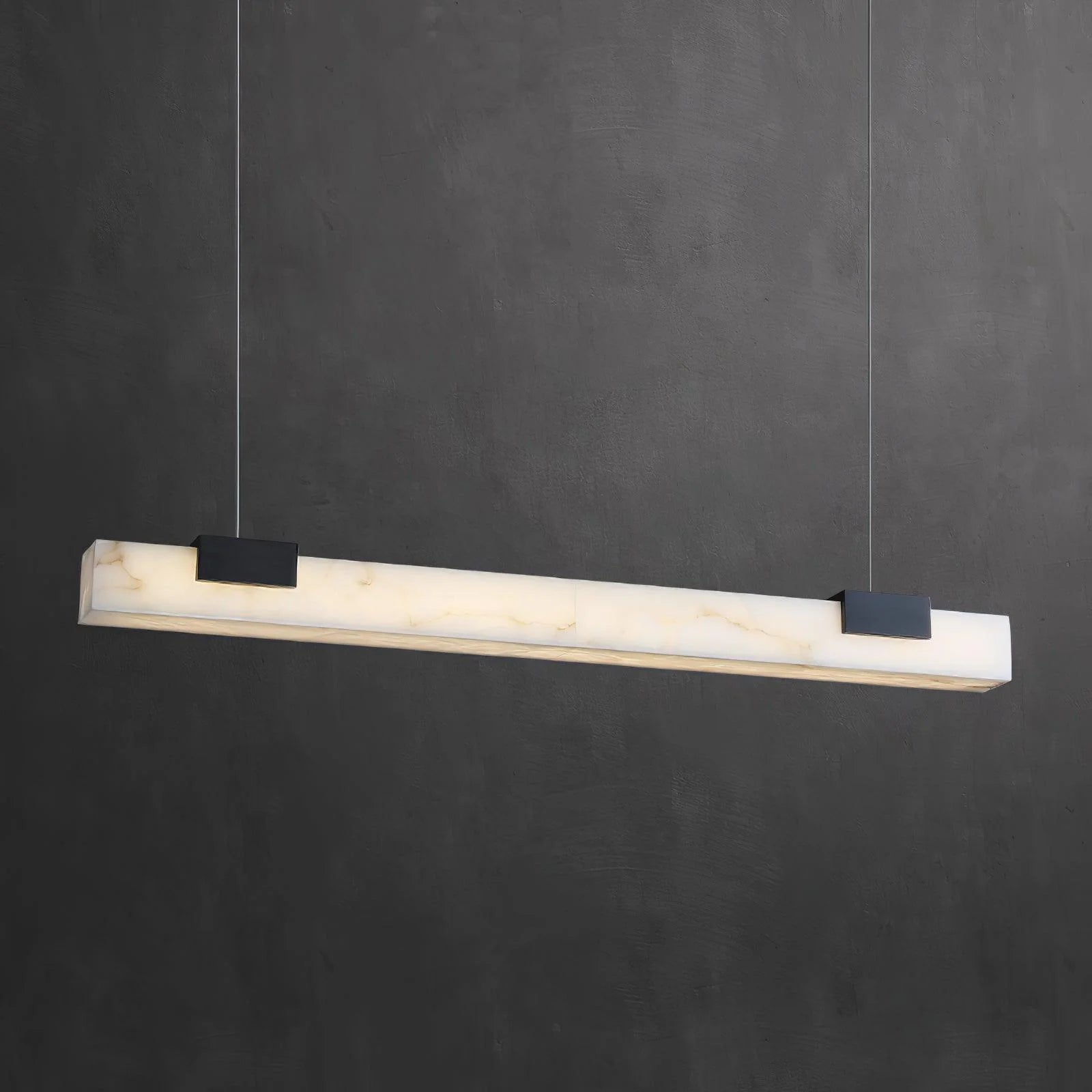 Alabaster Cary Black Pendant Light - Nuvé