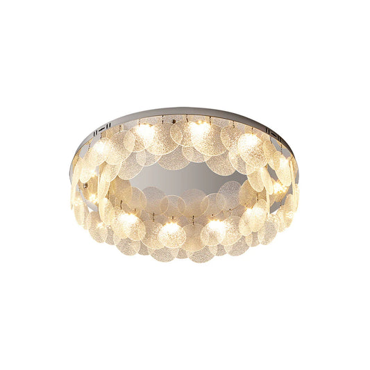Casper Disc Glass Ceiling Lamp - Nuvé