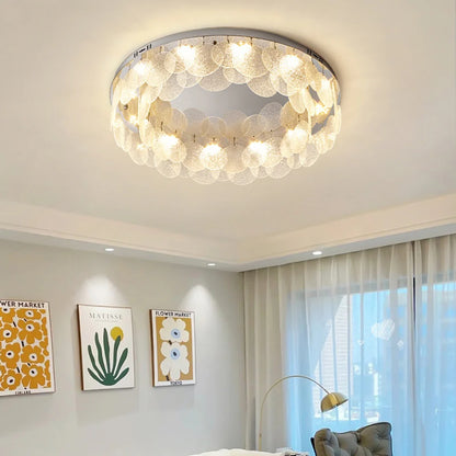 Casper Disc Glass Ceiling Lamp - Nuvé