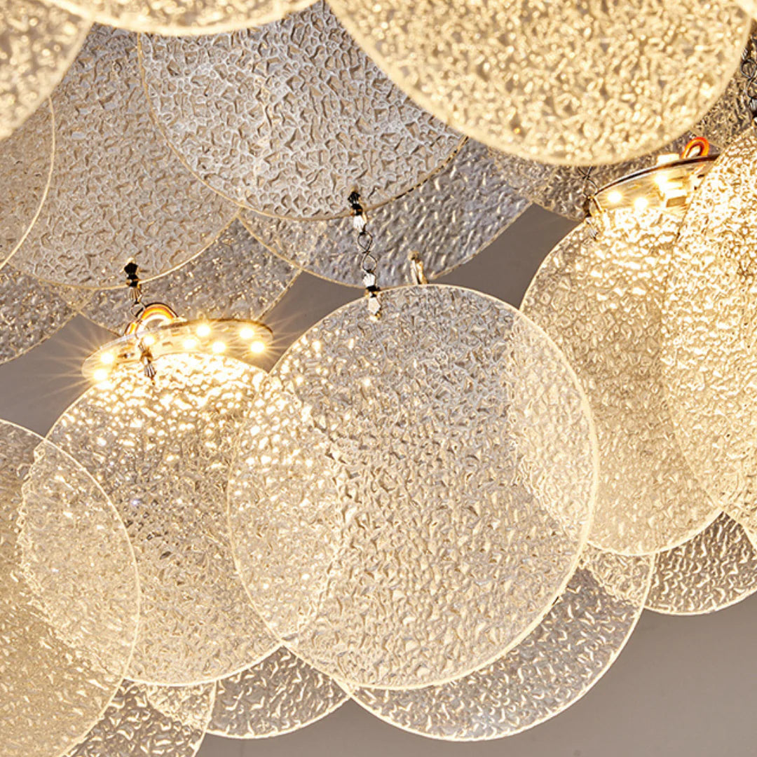 Casper Disc Glass Ceiling Lamp - Nuvé