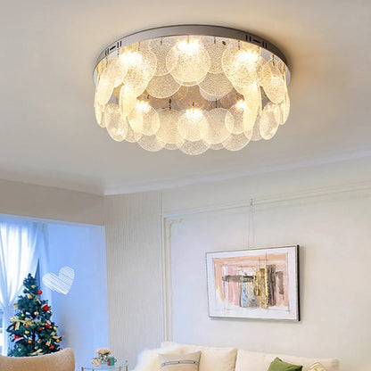 Casper Disc Glass Ceiling Lamp - Nuvé
