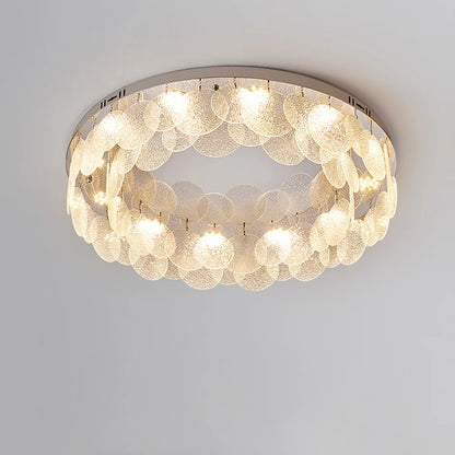 Casper Disc Glass Ceiling Lamp - Nuvé