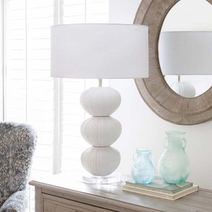 Ceramic Sea Urchin Table Lamp - Nuvé