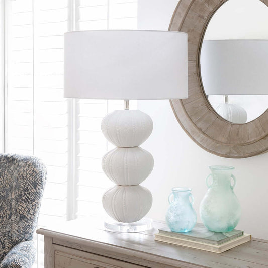 Ceramic Sea Urchin Table Lamp - Nuvé