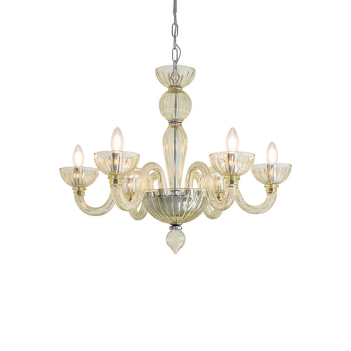 Champagne Ares Murano Glass Chandelier - Nuvé