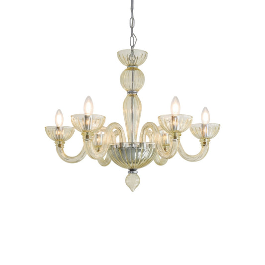 Champagne Ares Murano Glass Chandelier - Nuvé