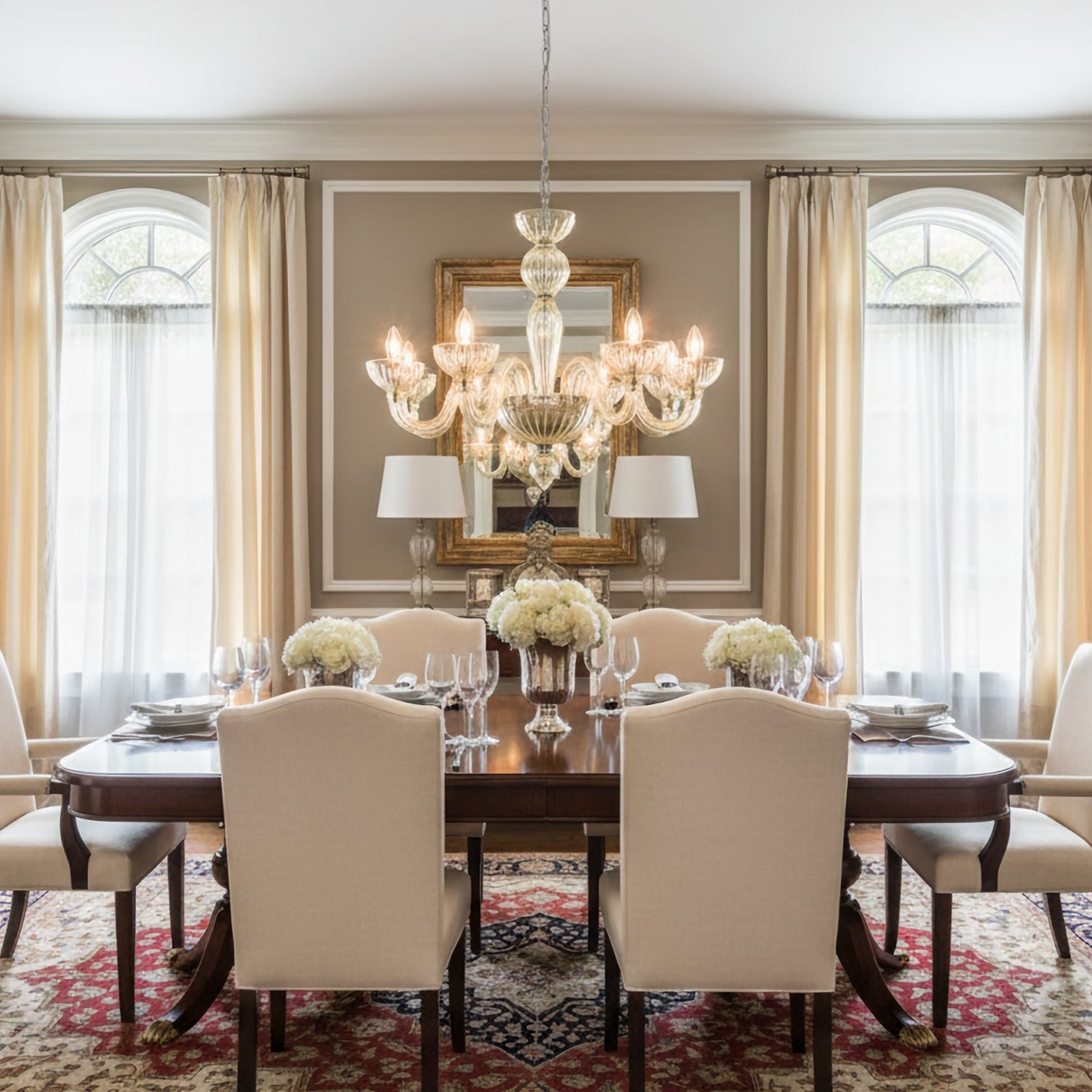 Champagne Ares Murano Glass Chandelier - Nuvé
