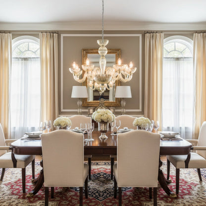 Champagne Ares Murano Glass Chandelier - Nuvé
