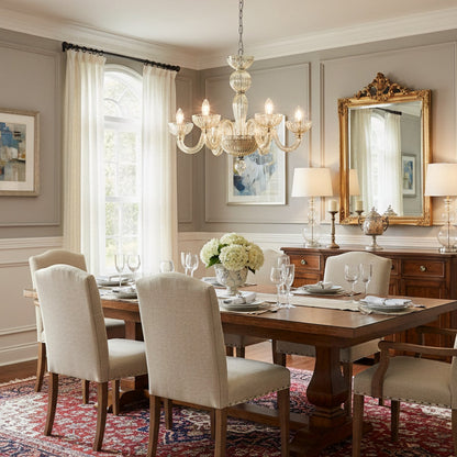 Champagne Ares Murano Glass Chandelier - Nuvé