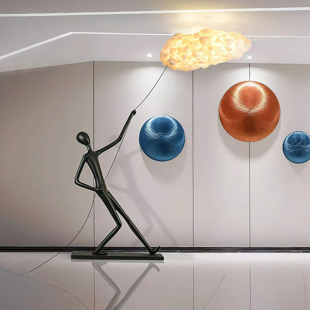 Chasing Sculpture Clouds Floor Lamp - Nuvé