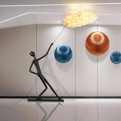 Chasing Sculpture Clouds Floor Lamp - Nuvé