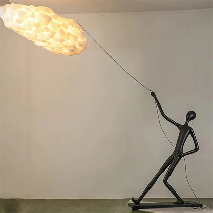 Chasing Sculpture Clouds Floor Lamp - Nuvé