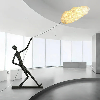 Chasing Sculpture Clouds Floor Lamp - Nuvé