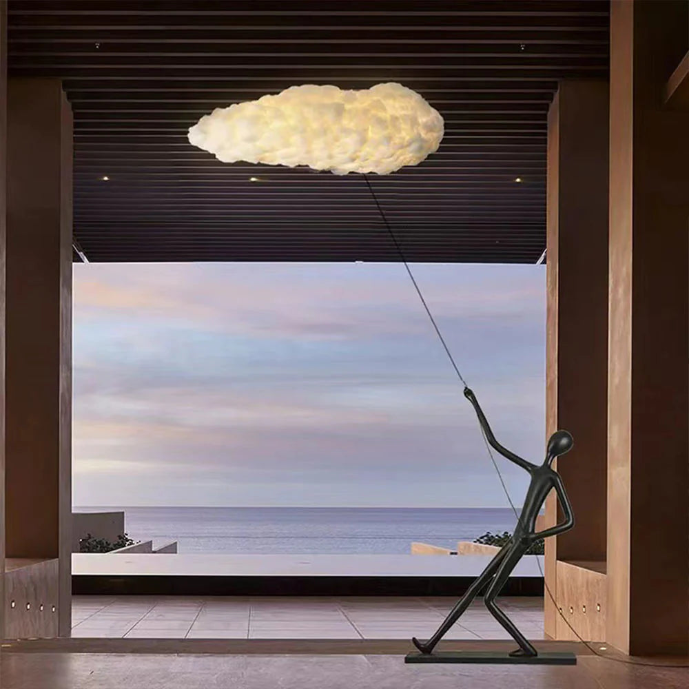 Chasing Sculpture Clouds Floor Lamp - Nuvé