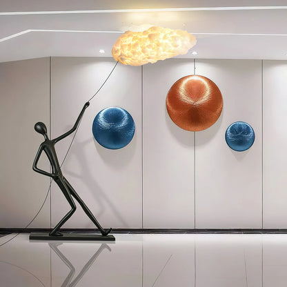 Chasing Sculpture Clouds Floor Lamp - Nuvé