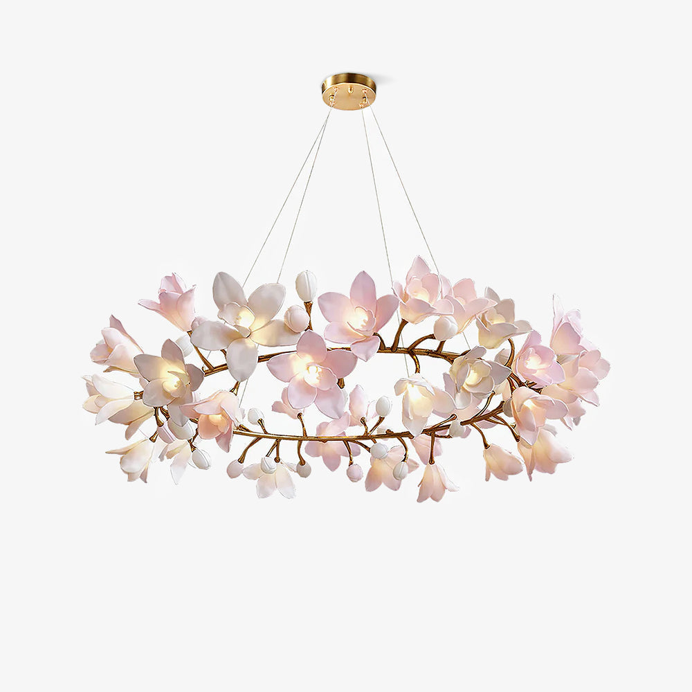 Circular Blossom Chandelier - Nuvé
