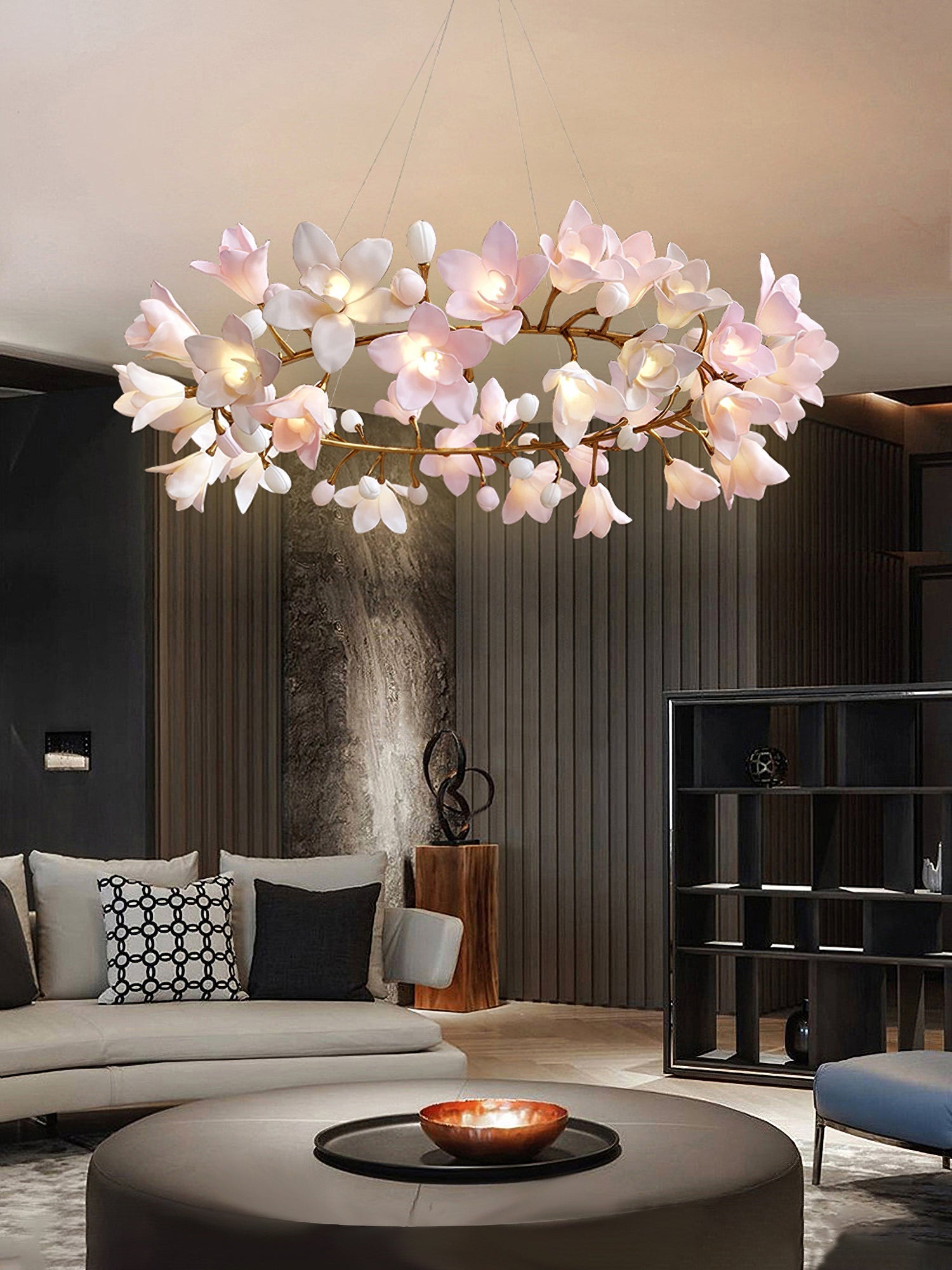 Circular Blossom Chandelier - Nuvé