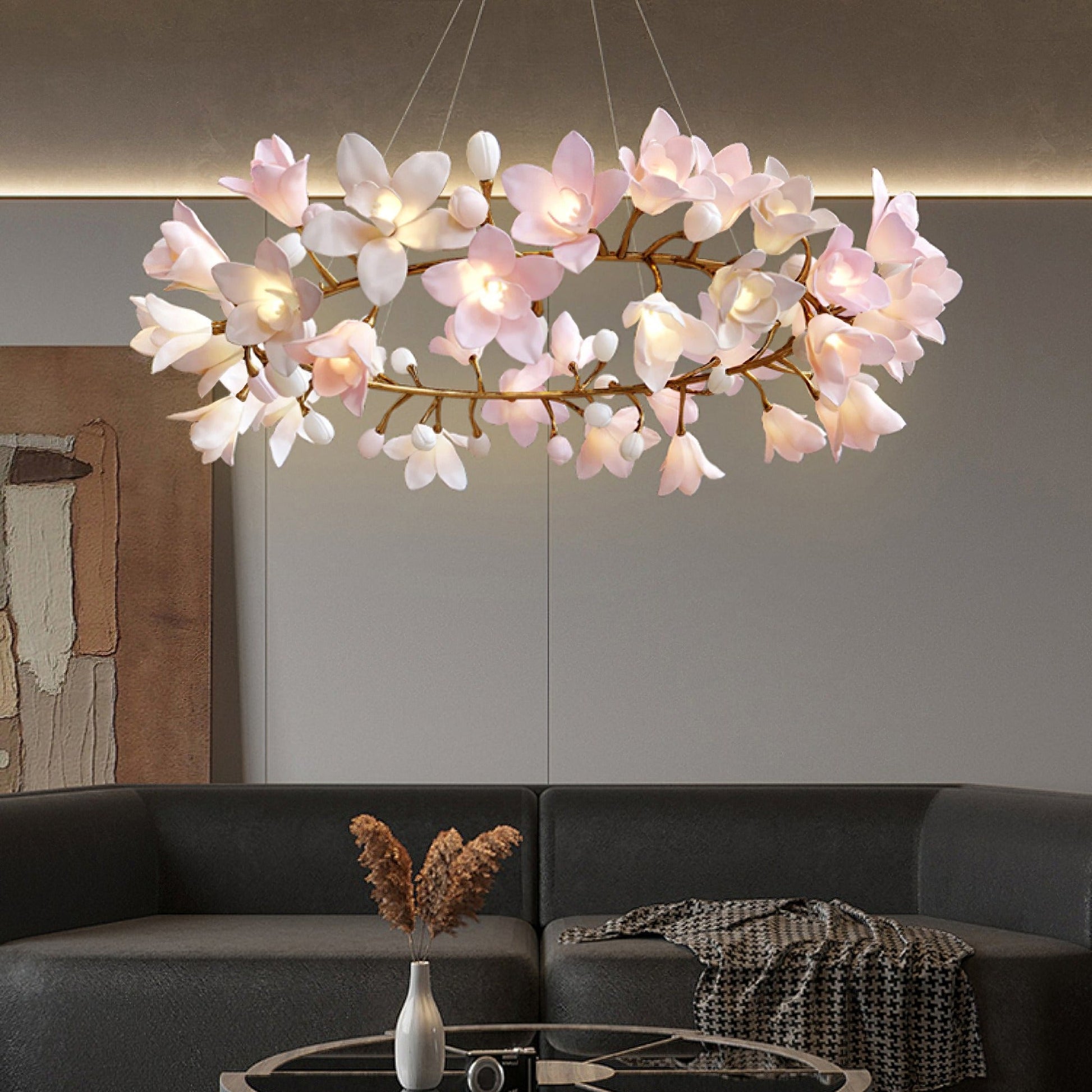 Circular Blossom Chandelier - Nuvé