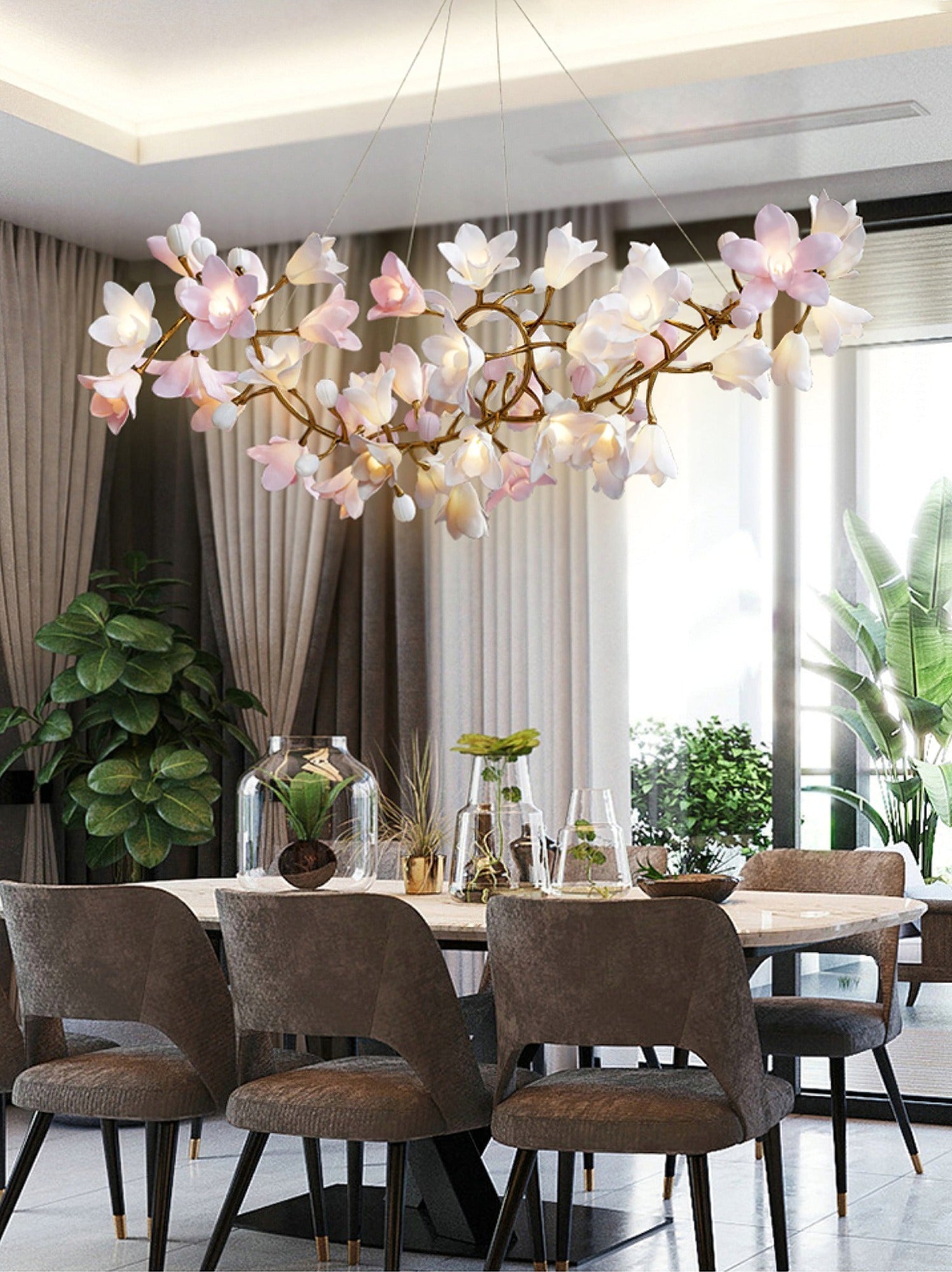 Circular Blossom Chandelier - Nuvé
