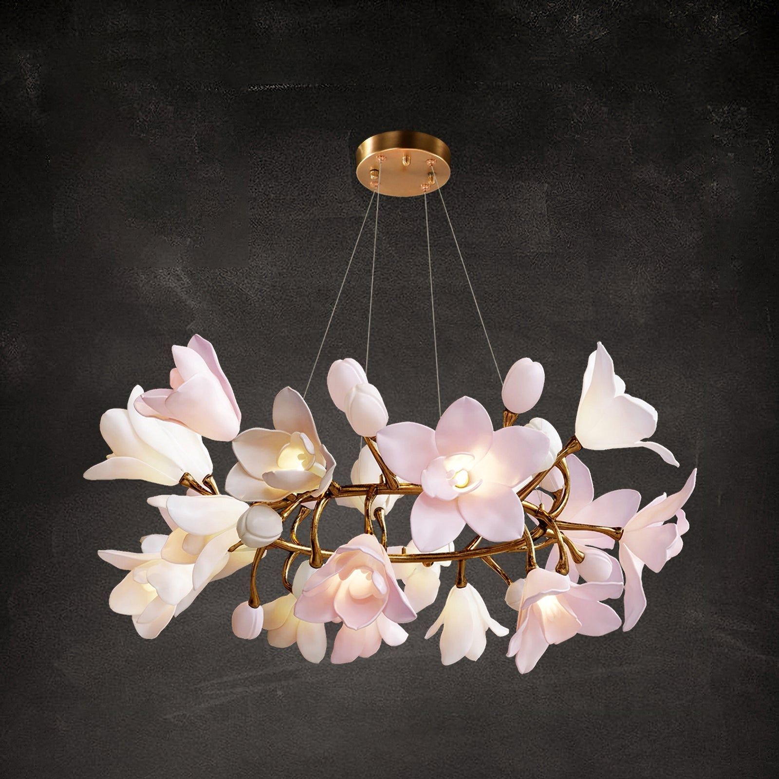 Circular Blossom Chandelier - Nuvé