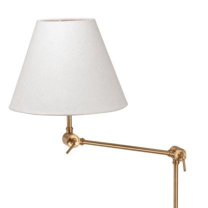 Clamp-on Desk Lamp with Fabric Shade - Nuvé