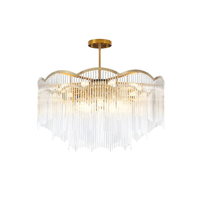 Classic Maria Glass Rod Chandelier - Nuvé