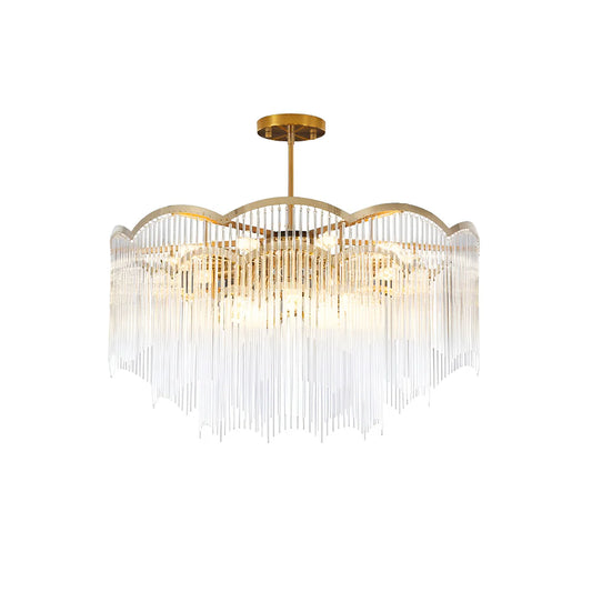 Classic Maria Glass Rod Chandelier - Nuvé
