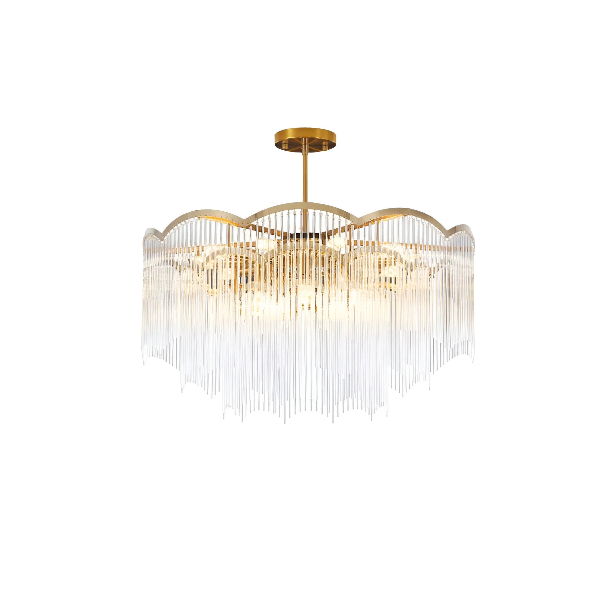 Classic Maria Glass Rod Chandelier - Nuvé