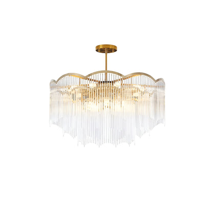 Classic Maria Glass Rod Chandelier - Nuvé