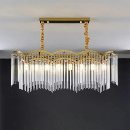 Classic Maria Glass Rod Chandelier - Nuvé