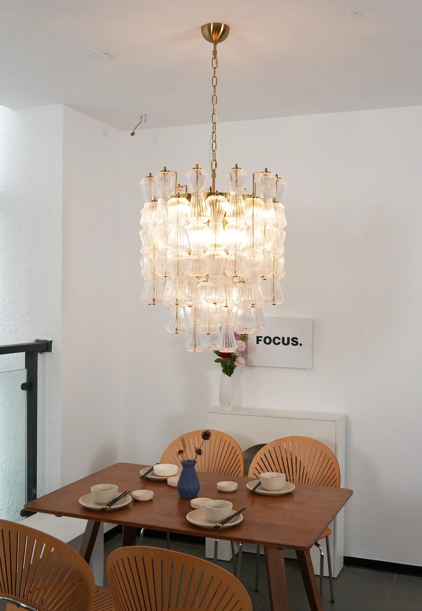 Clepsydra Murano Glass Chandelier - Nuvé