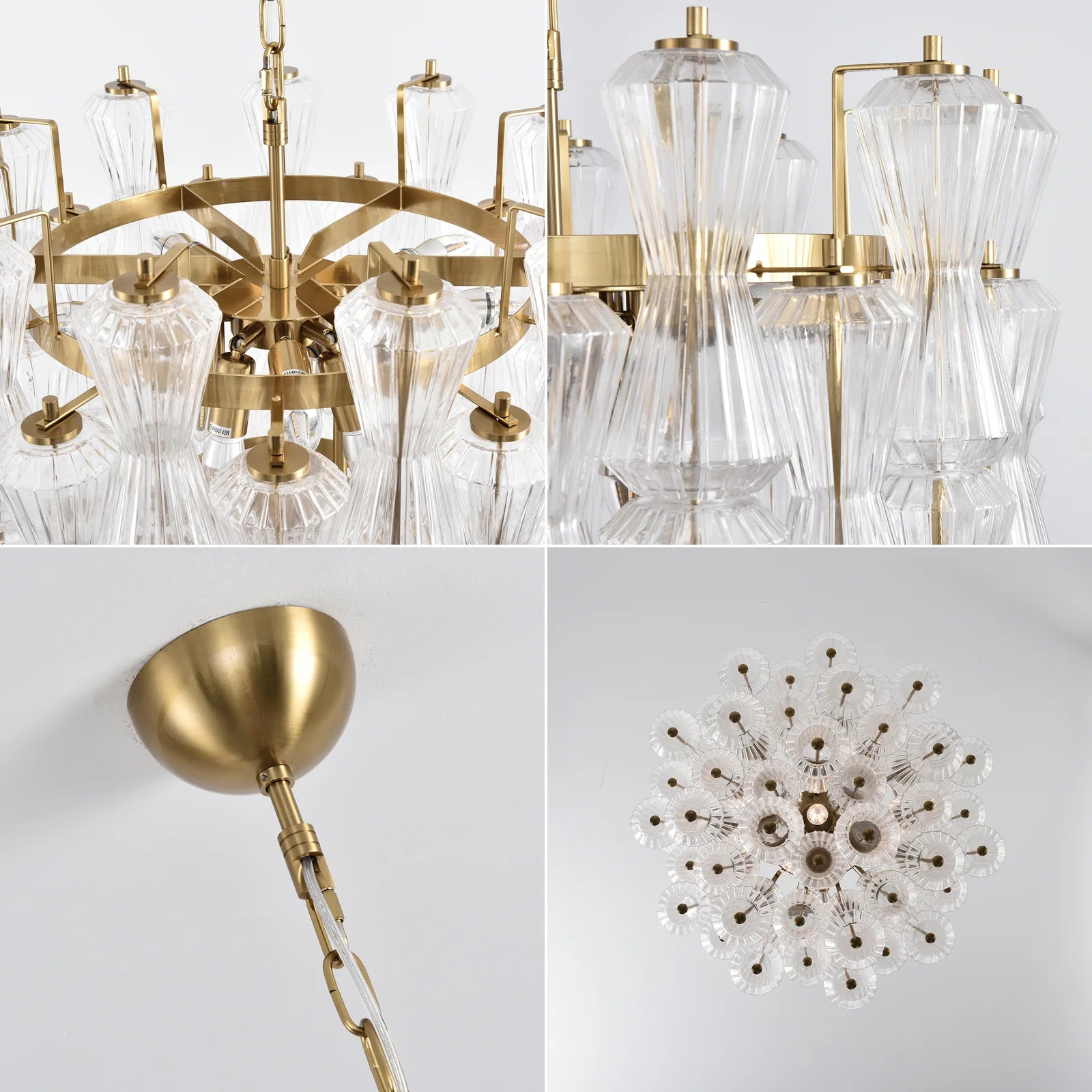 Clepsydra Murano Glass Chandelier - Nuvé