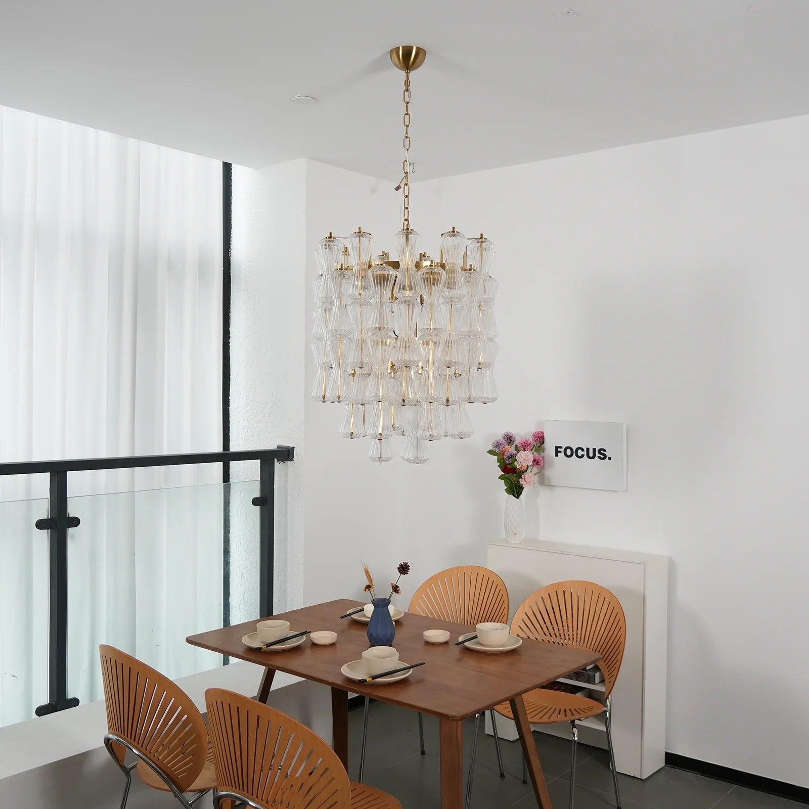 Clepsydra Murano Glass Chandelier - Nuvé
