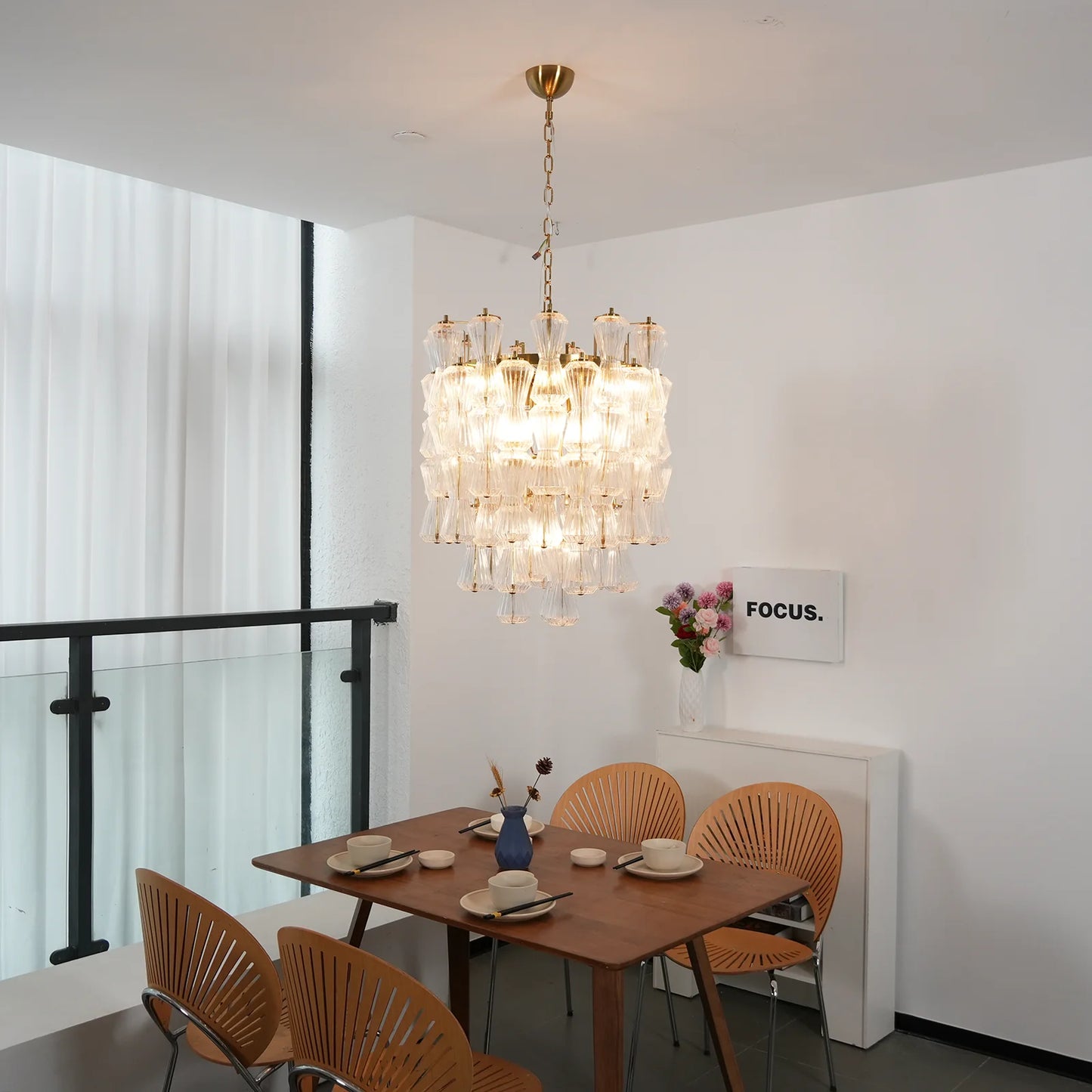 Clepsydra Murano Glass Chandelier - Nuvé