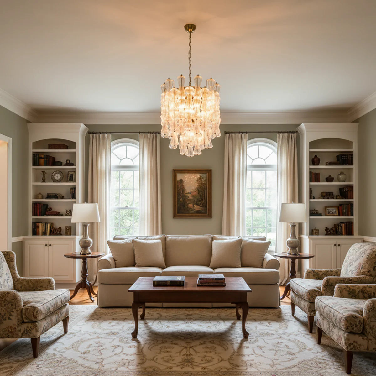 Clepsydra Murano Glass Chandelier - Nuvé